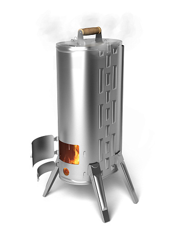 Портативная печь Дуплет-Коптильня Inox